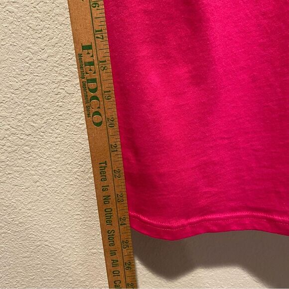 Lei Tank hot pink size medium Strappy padded built in shelf bra size medium - Picture 6 of 9